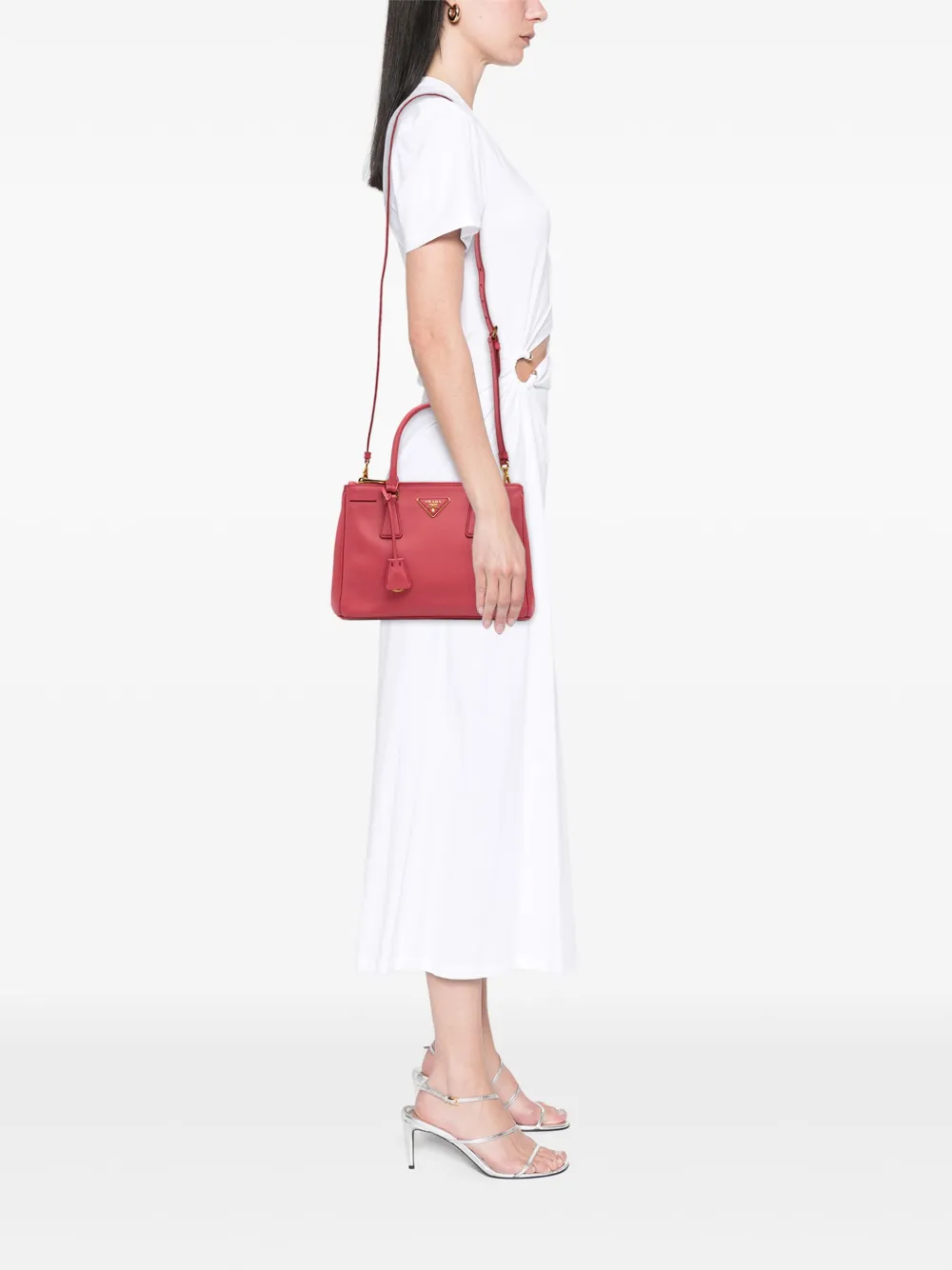Prada Pre-Owned 2013-2025 Small Saffiano Lux Galleria Double Zip satchel | Pre-Owned | Image 2