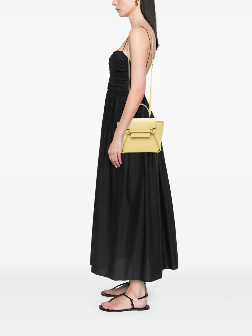 Celine Pre-Owned 2018 Nano Grained Calfskin Belt Bag satchel | Pre-Owned | Image 2