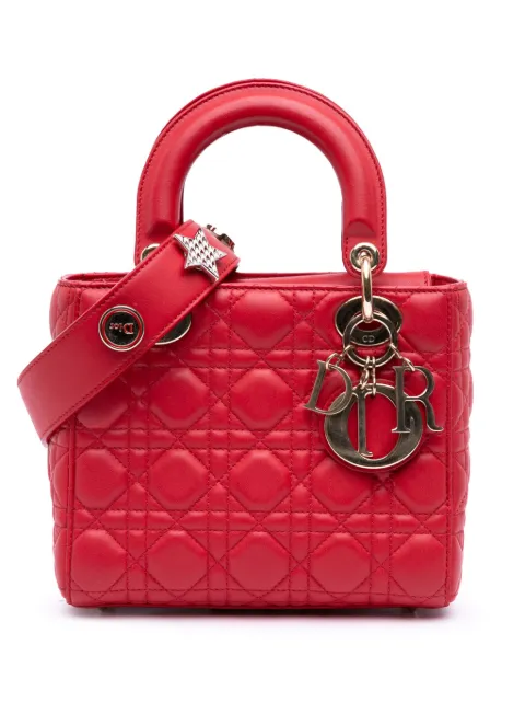 Christian Dior Pre-Owned 2017 Small Lambskin Cannage My ABCDior Lady Dior satchel