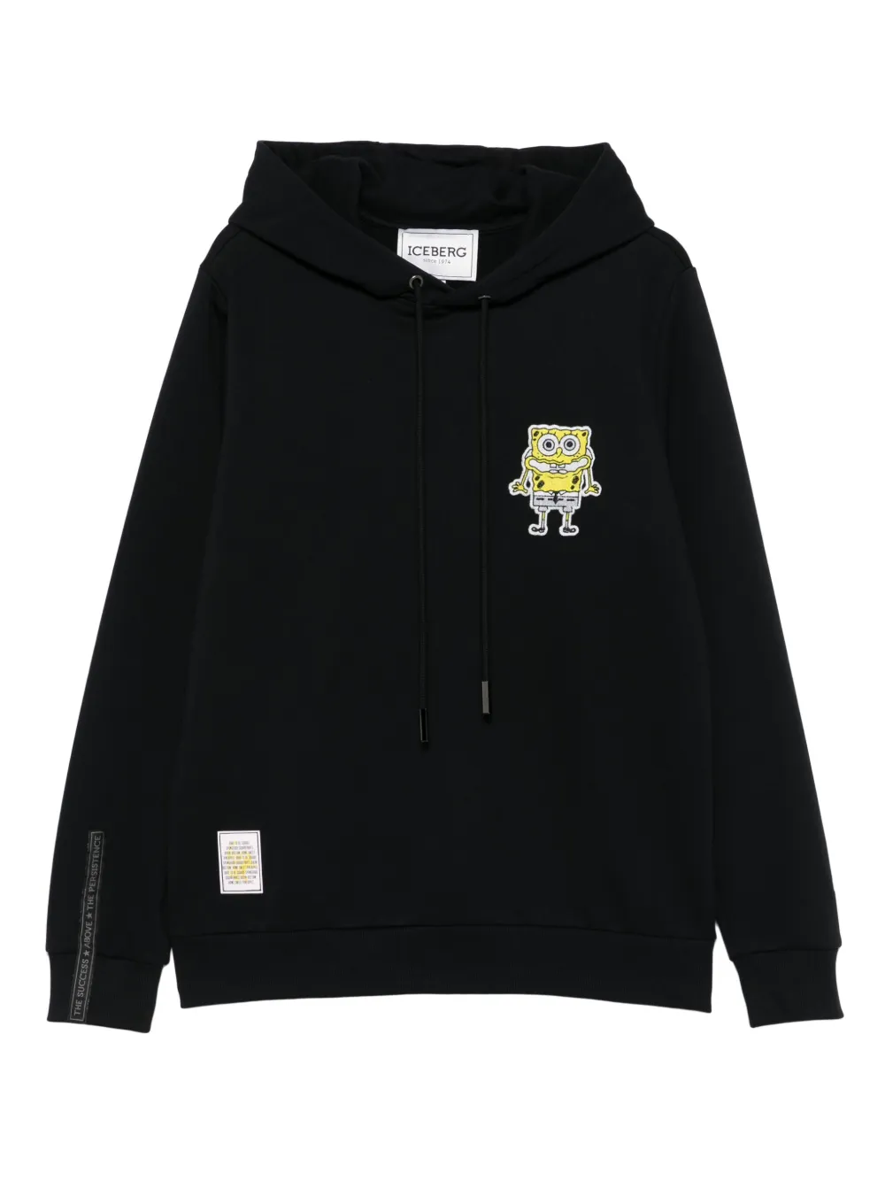 Iceberg x SpongeBob graphic-print hoodie | Black | Image 1