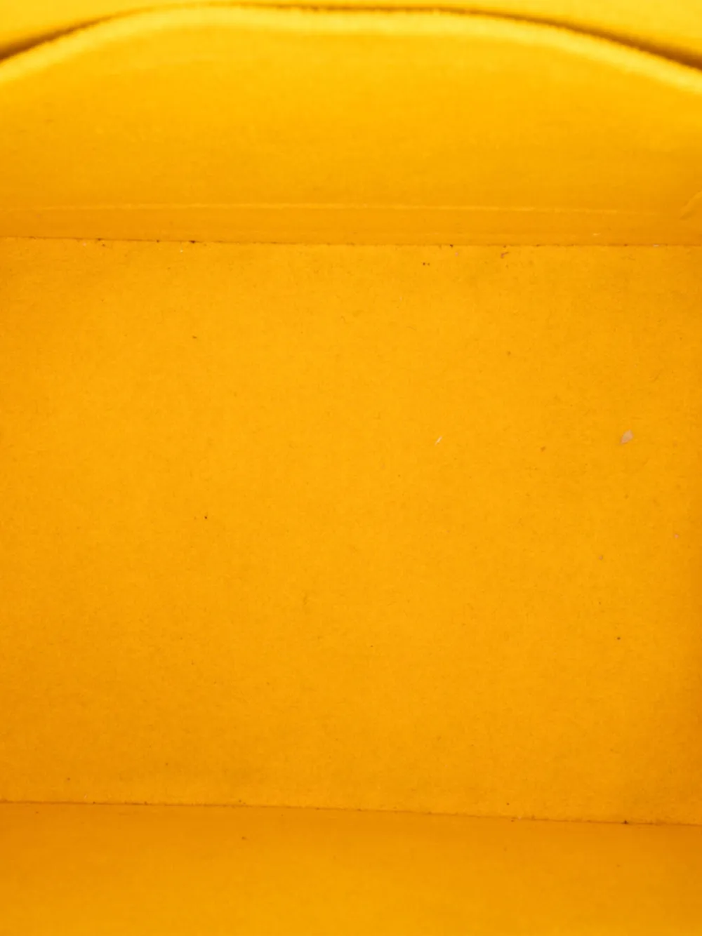 Pre-owned Louis Vuitton 2013 Epi Alma Bb Satchel In Yellow