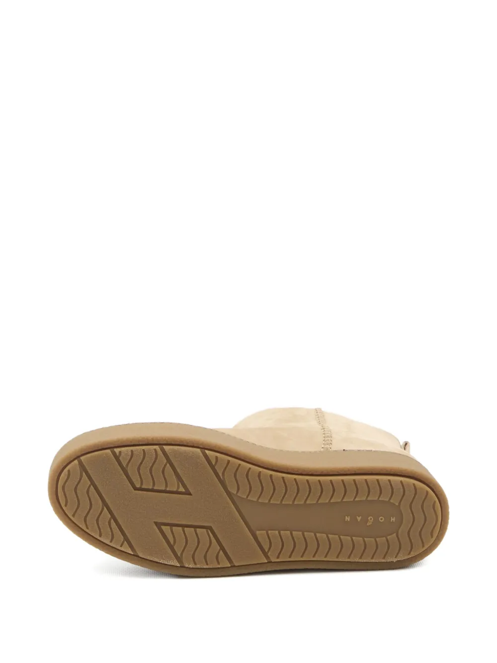 Hogan suede shearling boots Neutrals