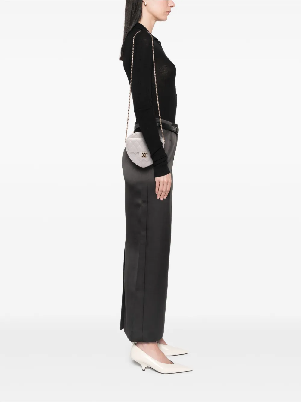 CHANEL Pre-Owned 2021-2025 Lambskin CC in Love Heart crossbody bag | Pre-Owned | Image 2
