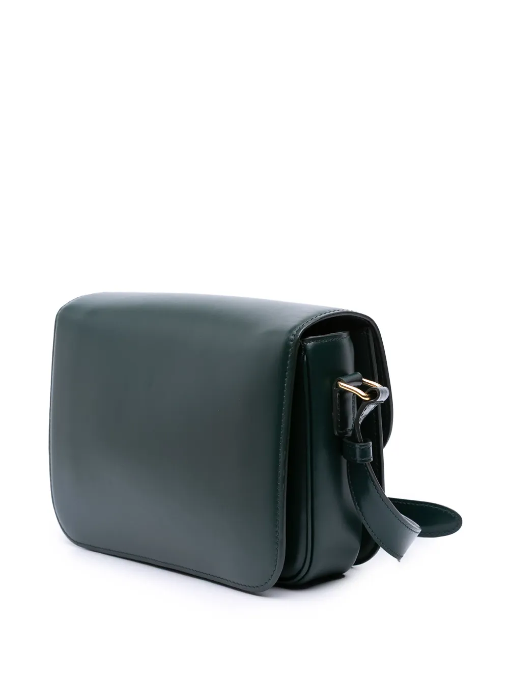 셀린느 Pre-Owned 2019 클래시크 샤이니 카프스킨 트리옹프 크로스 백 1HQH4TWAQJ4EHFN1