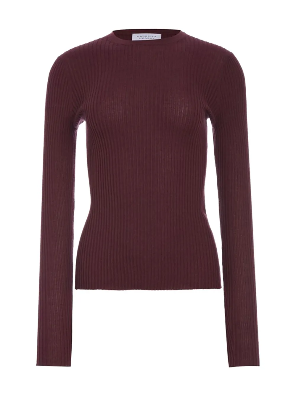 Gabriela Hearst Browning Ribbed Cashmere And Silk-blend Top In Red