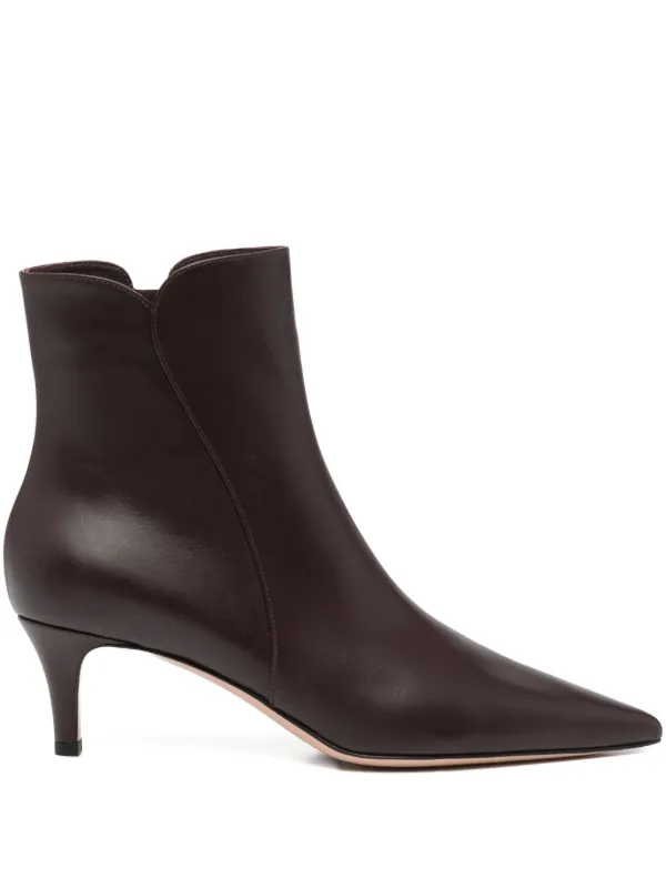 Gianvito Rossi 55mm Levy Boots in Red