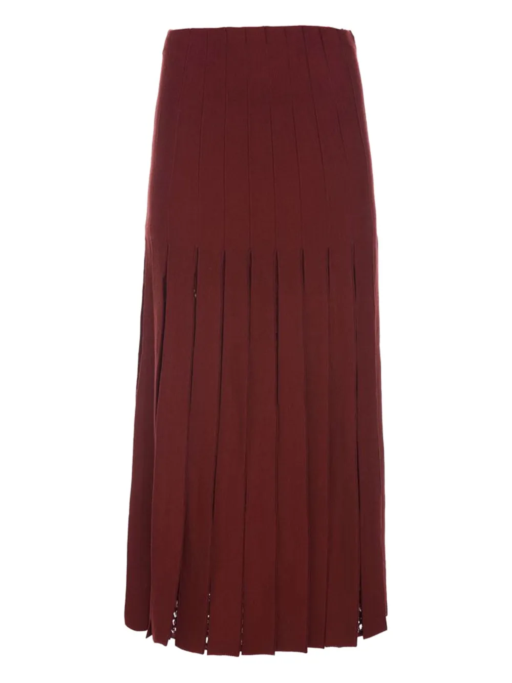 Gabriela Hearst Debutante maxi-rok Rood