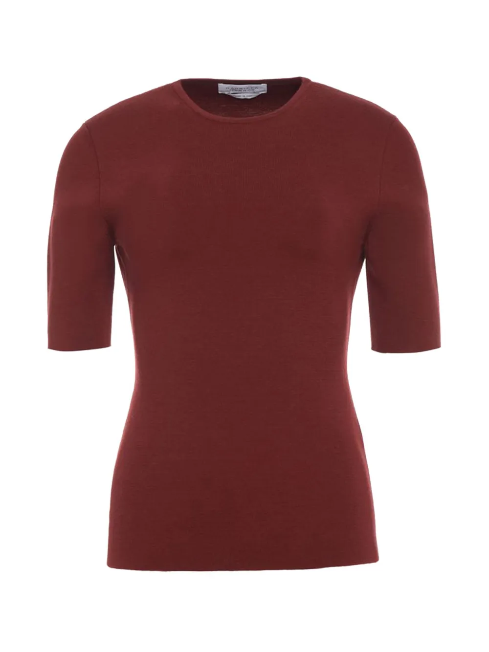 Gabriela Hearst Geribbeld T-shirt met ronde hals Rood