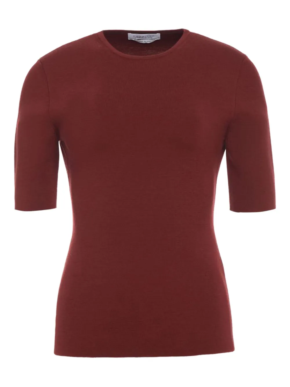 Gabriela Hearst ribbed crew-neck T-shirt | Red | Image 1
