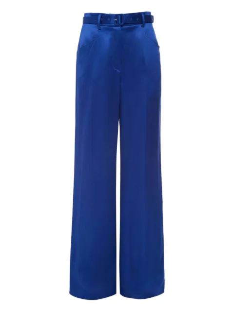 Gabriela Hearst belted straight-leg trousers