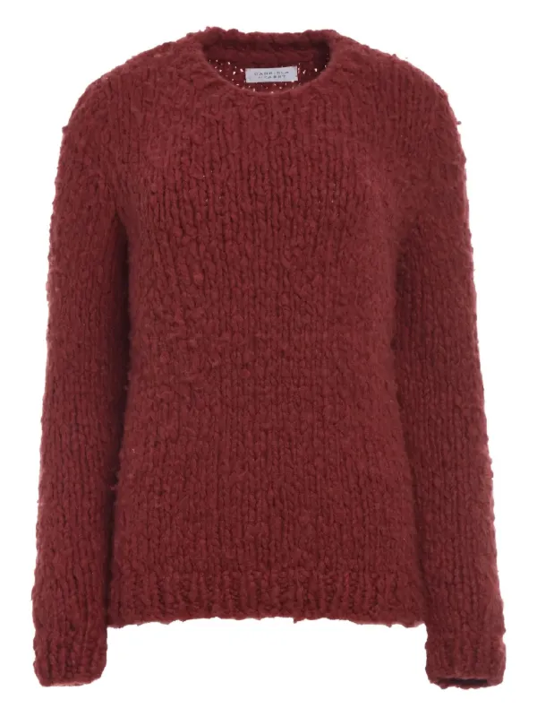 Gabriela Hearst Textured Crew-neck Sweater