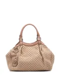 Gucci Pre-Owned 2016-2025 Medium Diamante Canvas Sukey tote bag - Brown