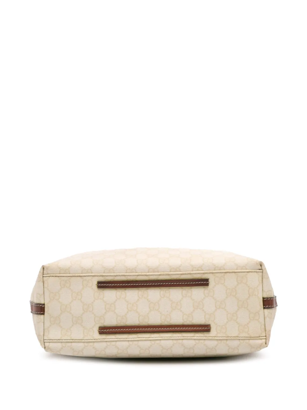 Pre-owned Gucci 2016-2025 Gg Supreme Gifford Tote Bag In Brown