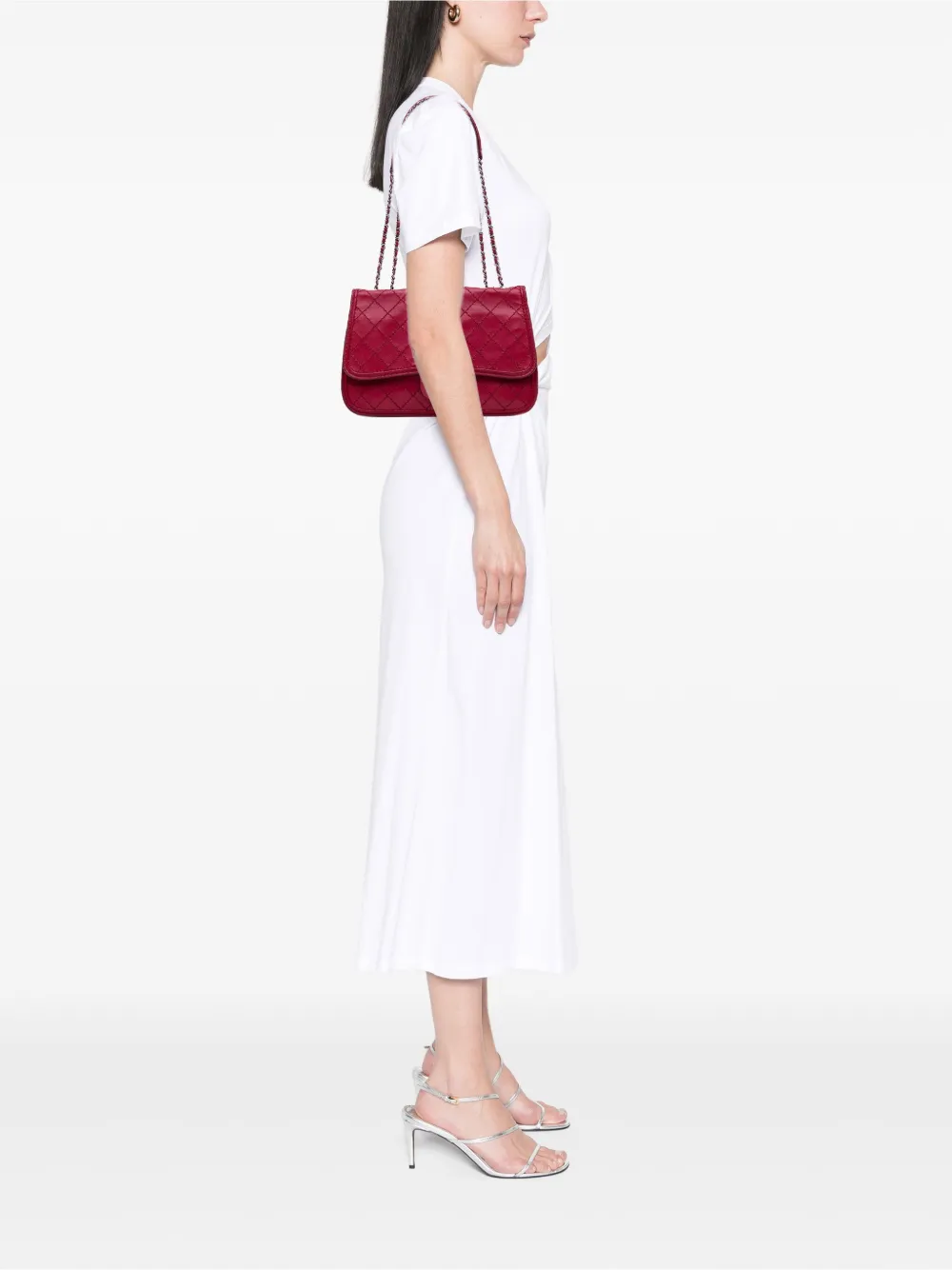 CHANEL Pre-Owned 2012-2013 Medium Stitched Calfskin Citizen Flap crossbody bag | Pre-Owned | Image 2