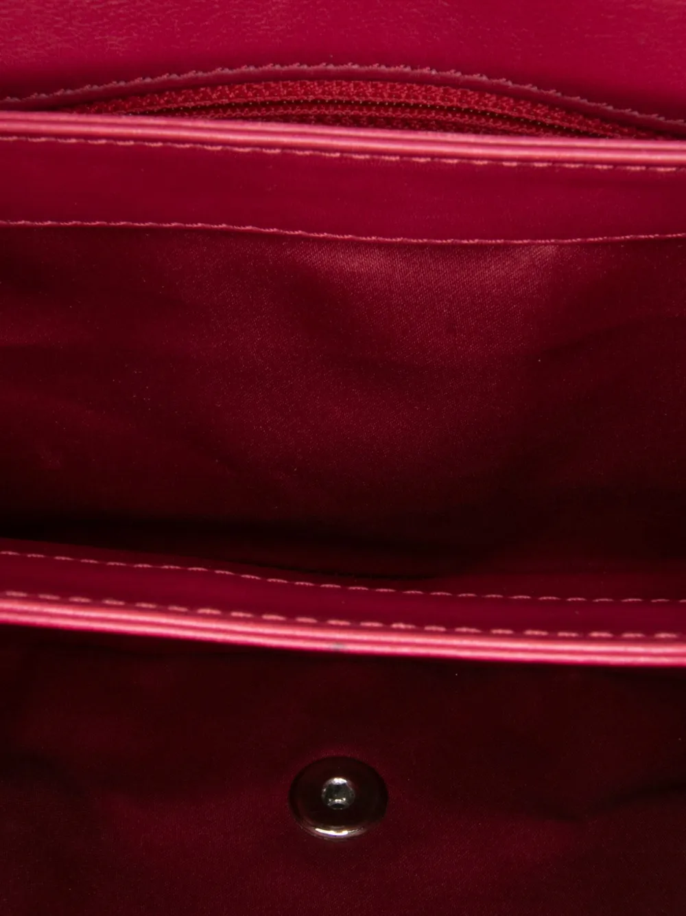 Pre-owned Chanel 2012-2013 Medium Stitched Calfskin Citizen Flap Crossbody Bag In Red