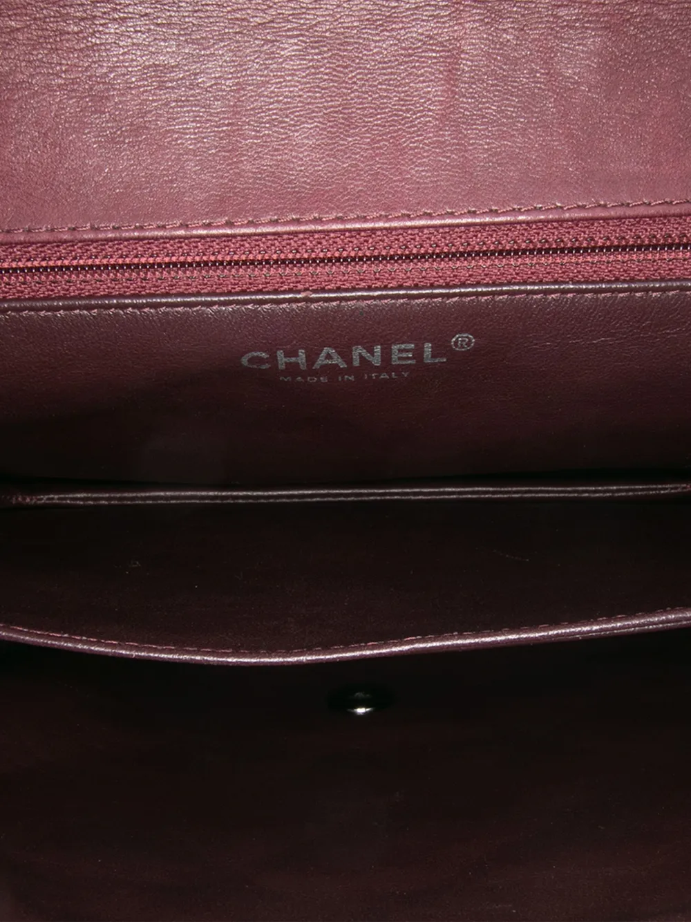 Pre-owned Chanel 2012 Quilted Lambskin Boy Three Compartment Flap Crossbody Bag In Red