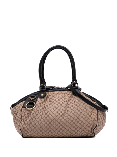 Gucci Pre-Owned 2016-2025 Diamante Canvas Sukey satchel