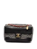 CHANEL Pre-Owned 2014 Small Quilted Jersey Coco Sailor Single Flap crossbody bag - White
