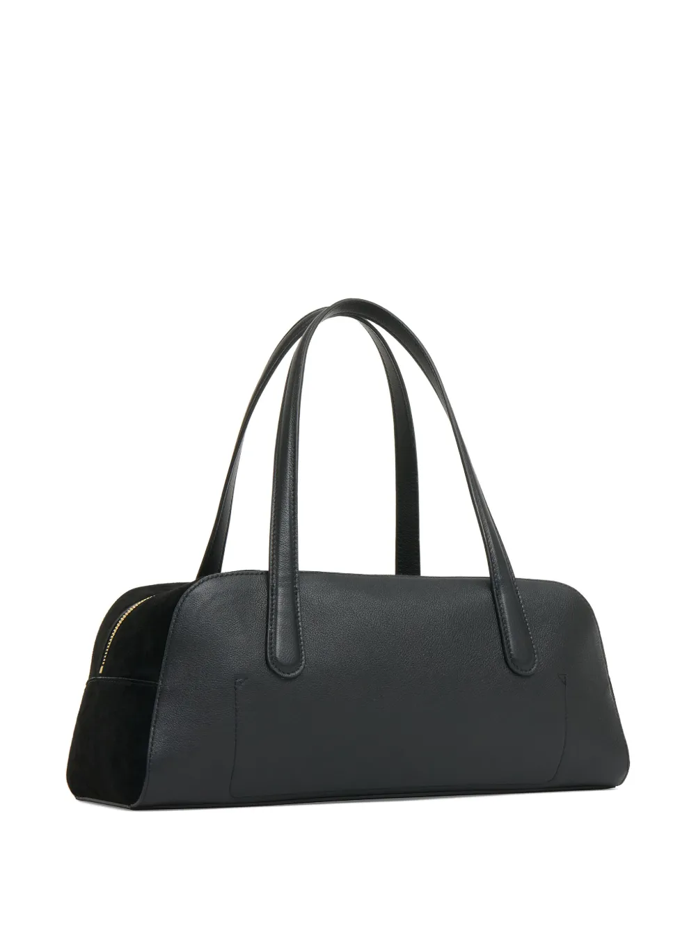 Mansur Gavriel Large Helios Leather Shoulder Bag In Black