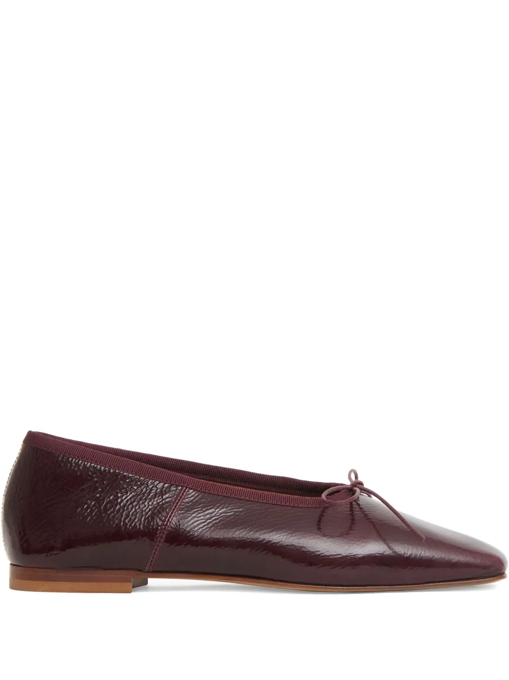 Mansur Gavriel Dream balletschoenen met vierkante neus Rood