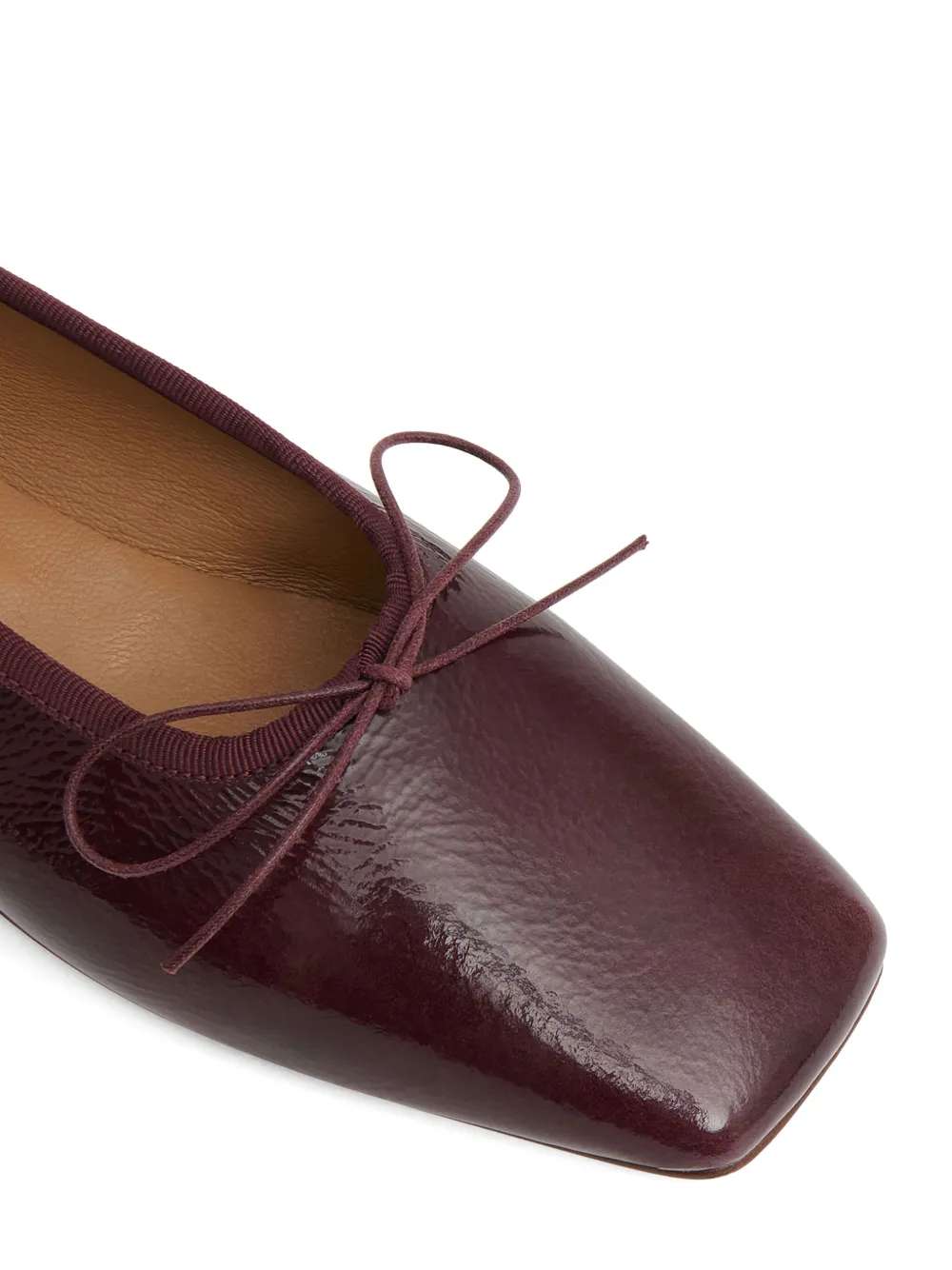 Mansur Gavriel Dream balletschoenen met vierkante neus Rood