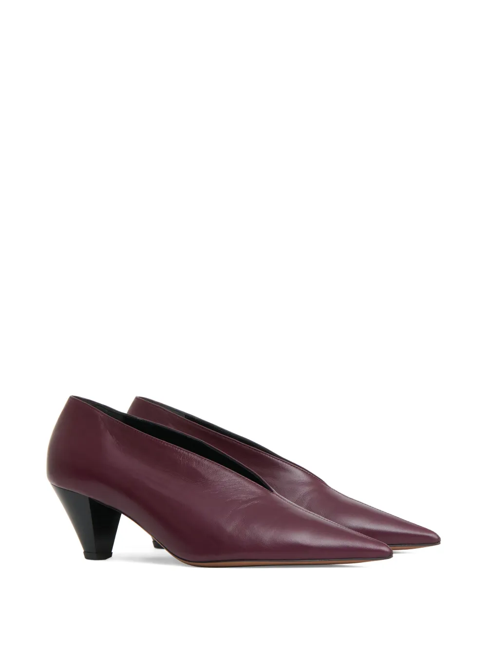 Mansur Gavriel Kiki v-vamp heeled pumps | Heeled Pumps | Image 2