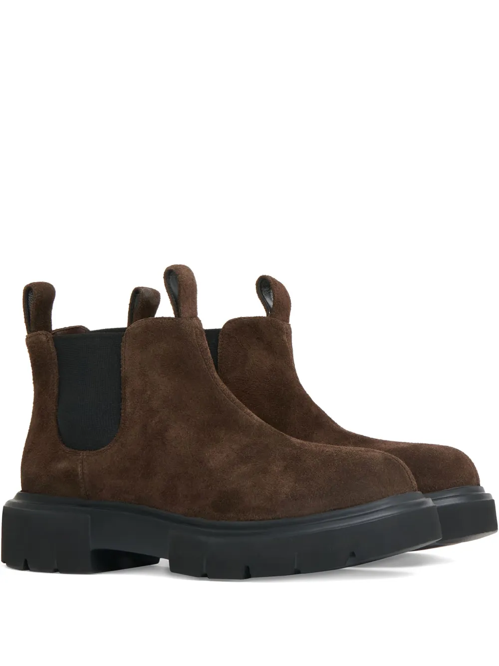 Mansur Gavriel Camilla Suede Boots In Brown