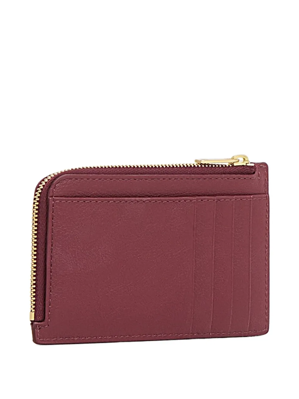 Mansur Gavriel Leren portemonnee met logoplakkaat - Rood