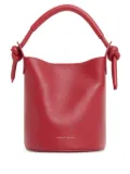 Mansur Gavriel knot-details bucket bag - Red