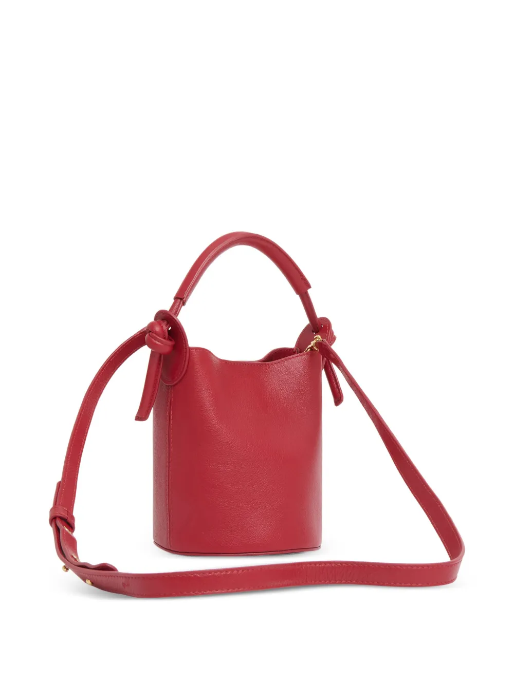 Mansur Gavriel Mini Mini Fortuna Bucket In Red