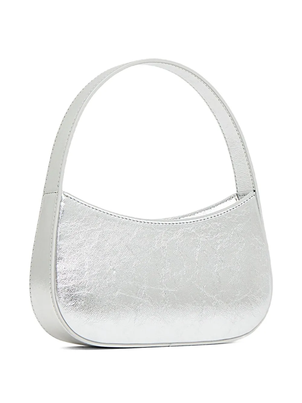 Mansur Gavriel BonBon kleine leren handtas Zilver