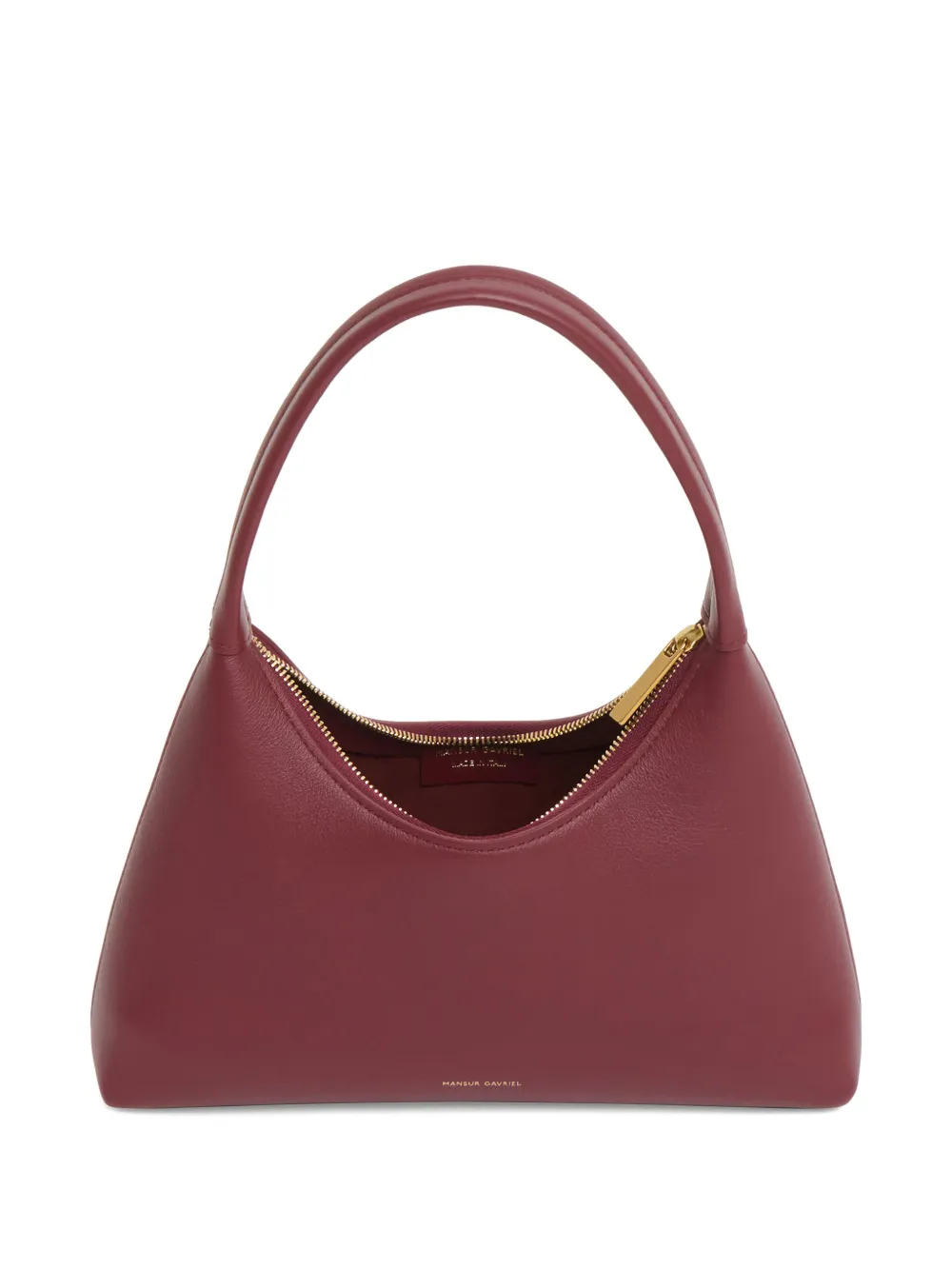 Mansur Gavriel Mini Candy Leather Shoulder Bag In Red