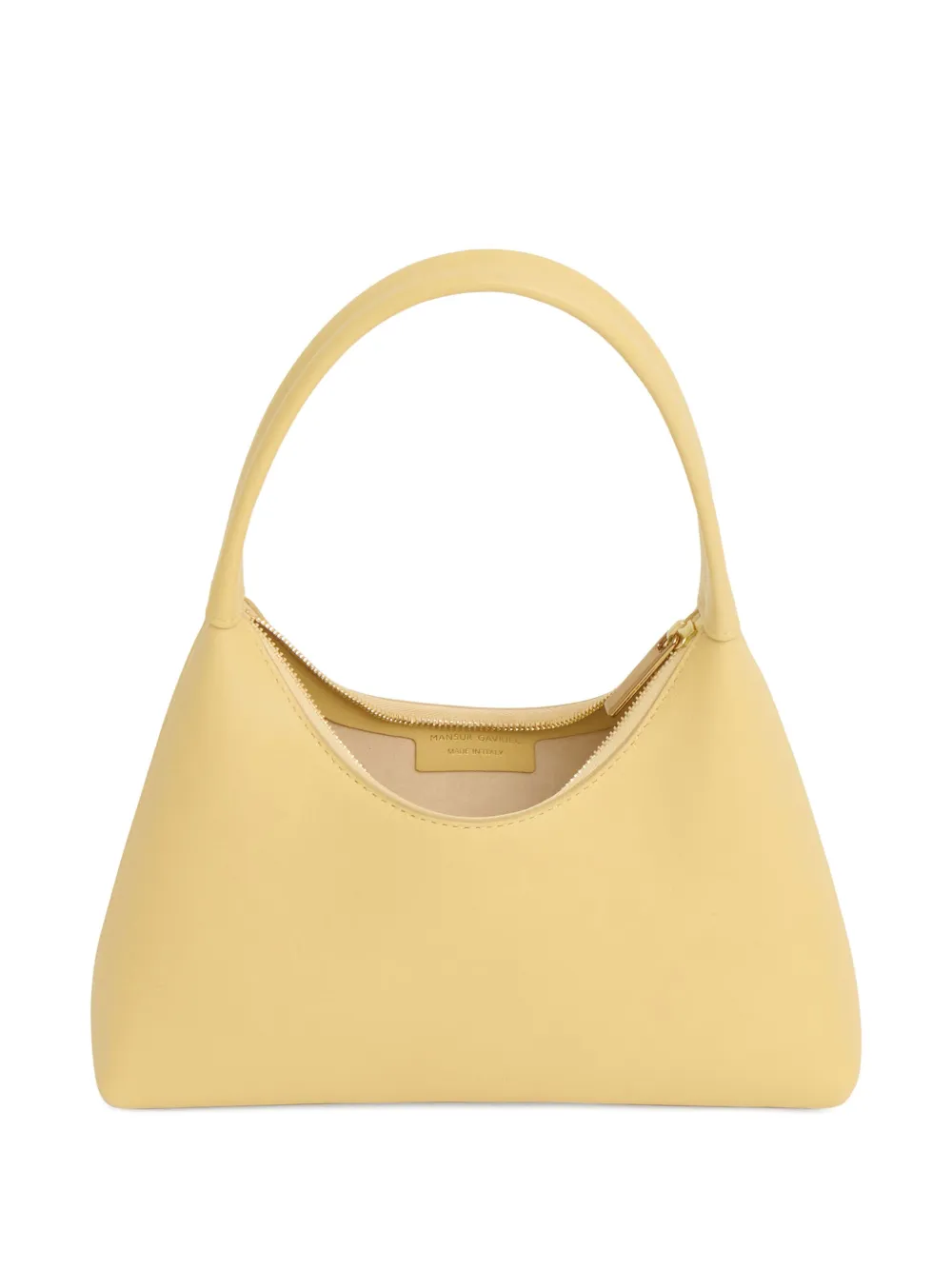 Mansur Gavriel Candy leren schoudertas Geel