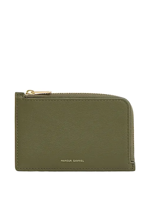Mansur Gavriel logo-plaque leather wallet