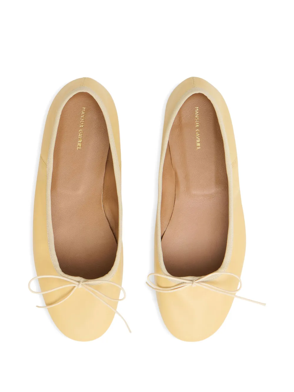 Mansur Gavriel Bow-detail Ballet Flats In Multi