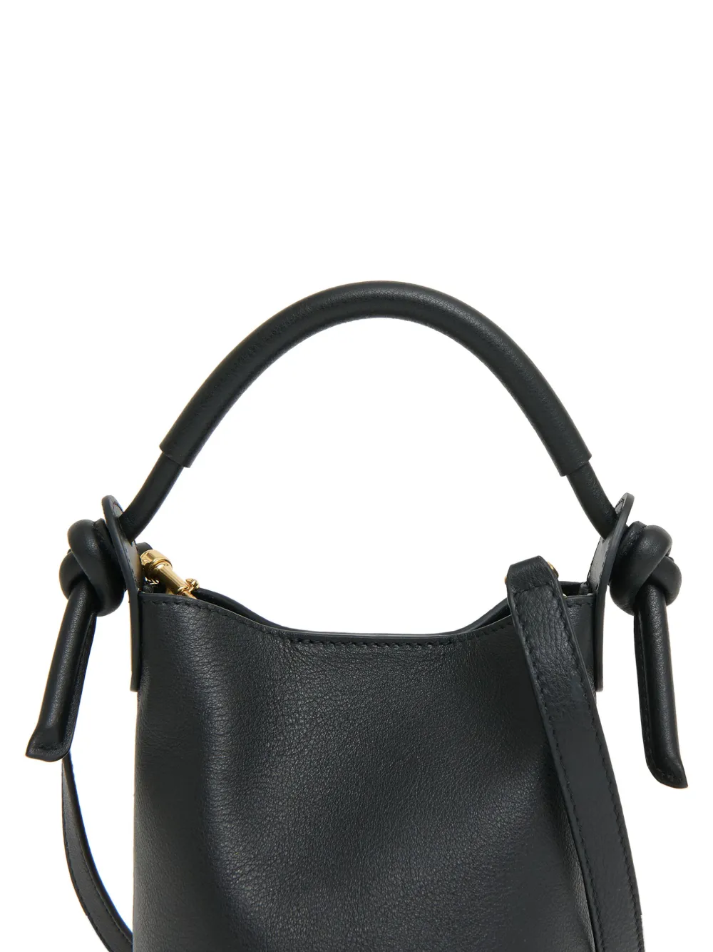 Mansur Gavriel Mini Fortuna Bucket Bag In Black