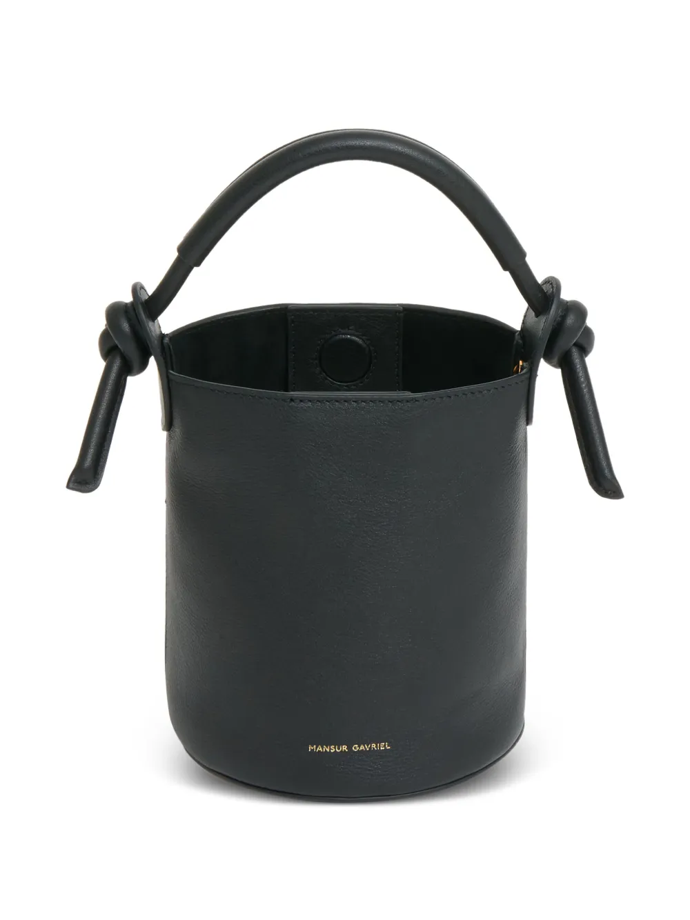 Mansur Gavriel Mini Fortuna Bucket Bag In Black