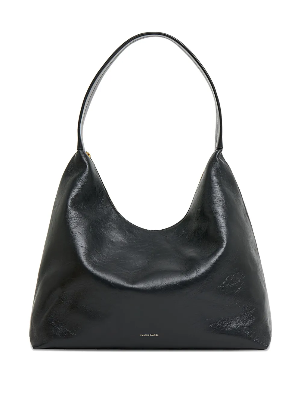 Mansur Gavriel Candy レザー ショルダーバッグ マキシ - ブラック Mansur Gavriel Candy レザー ショルダーバッグ マキシ - ブラック