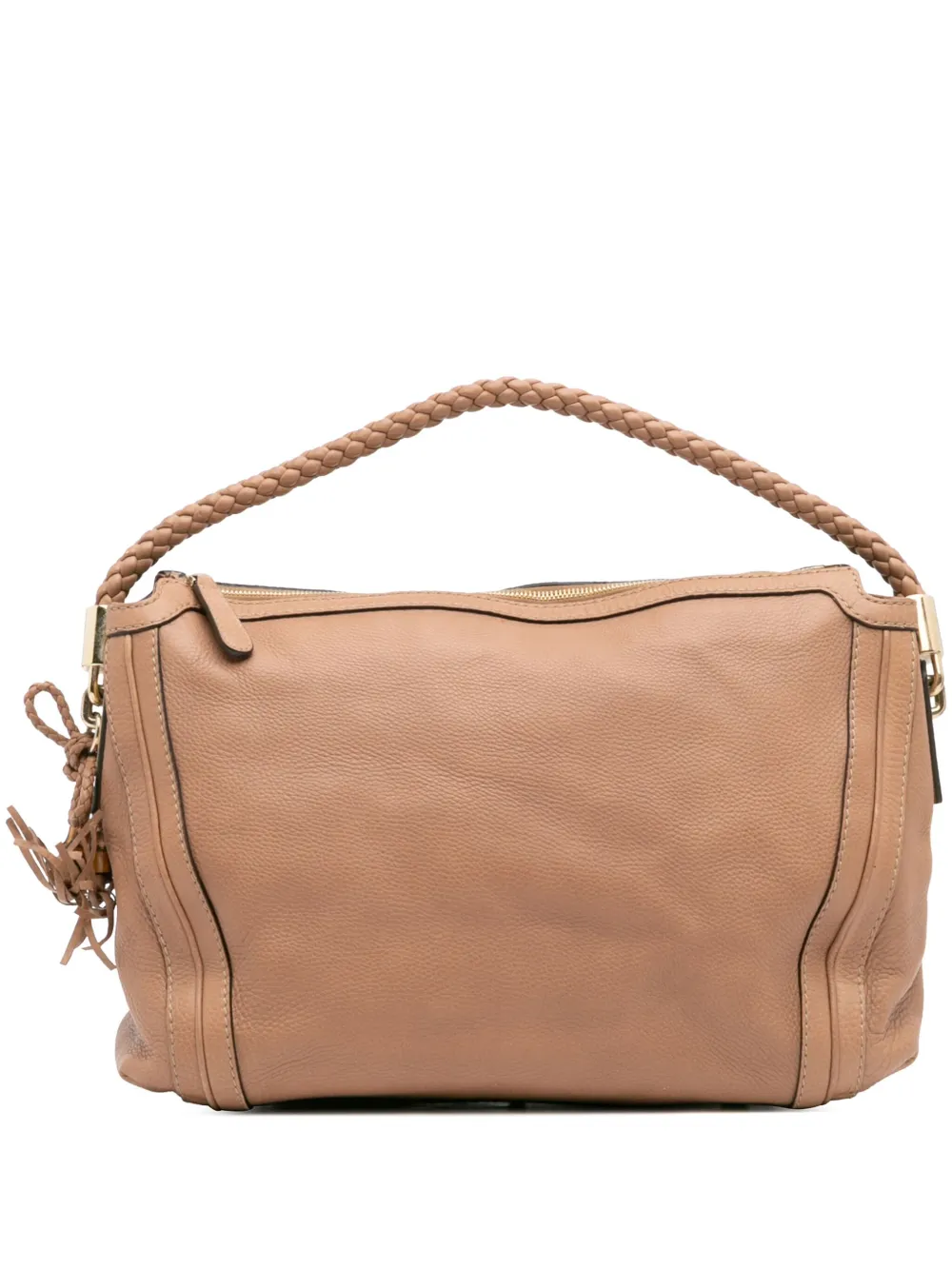 Gucci Pre-Owned 2016-2025 Medium Pebbled Calfskin Bella shoulder bag | Brown | Image 1