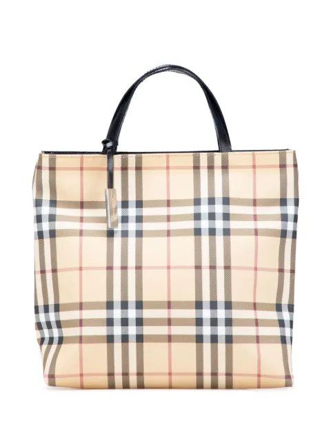 Burberry Pre-Owned 2000-2017 House Check Coated Canvas tote bag