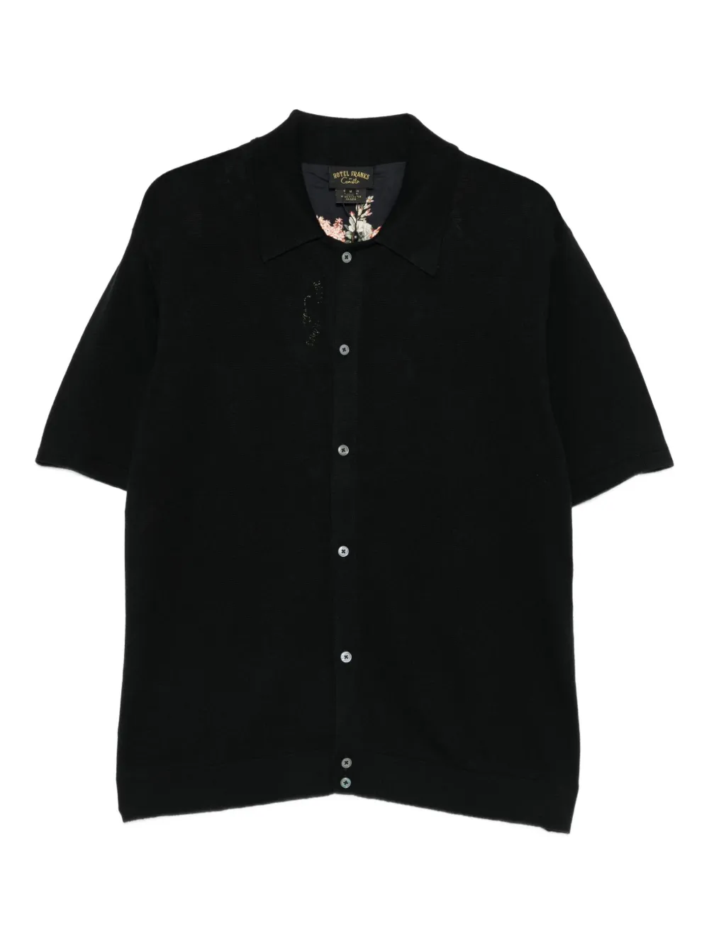 Camilla floral-print button shirt | Black | Image 1