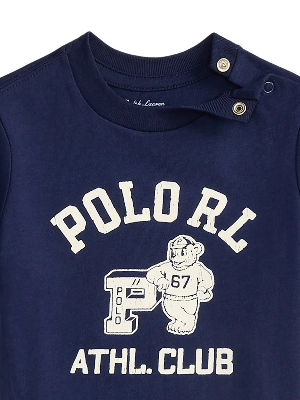 POLO RALPH LAUREN KIDS T-shirt met logoprint Blauw