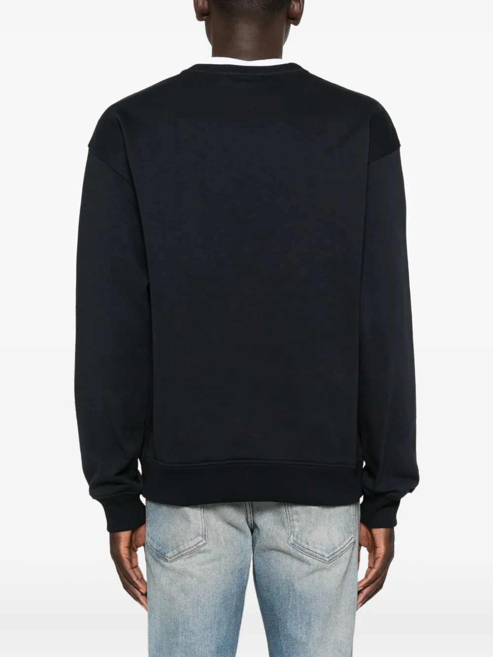 Dolce & Gabbana Sweater met geborduurd logo Blauw