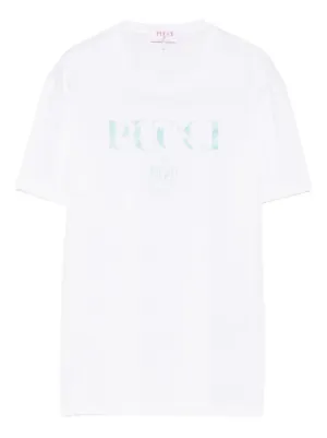 Christian Dior Pre-Owned logo-print T-shirt | White | FARFETCH