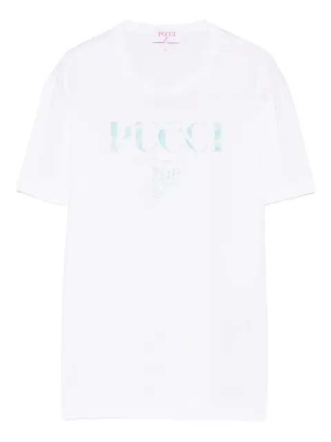 PUCCI logo cotton T-Shirt