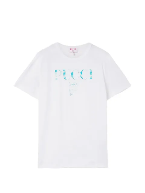 PUCCI cotton T-shirt with Pucci logo