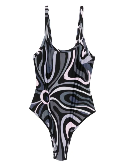 PUCCI traje de baño con cuello cuadrado