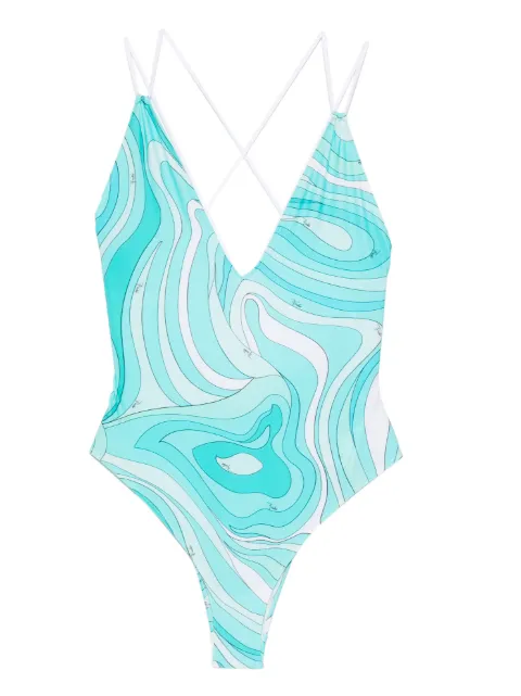 PUCCI V-neck swimsuit