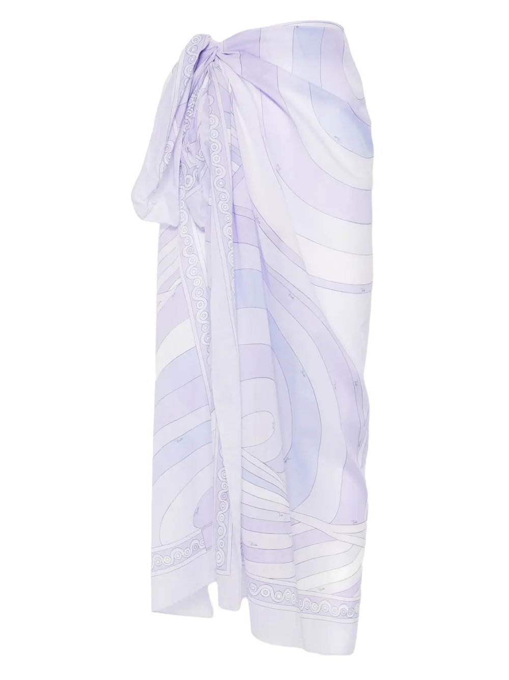 PUCCI pareo con estampado geométrico | morado | Image 1