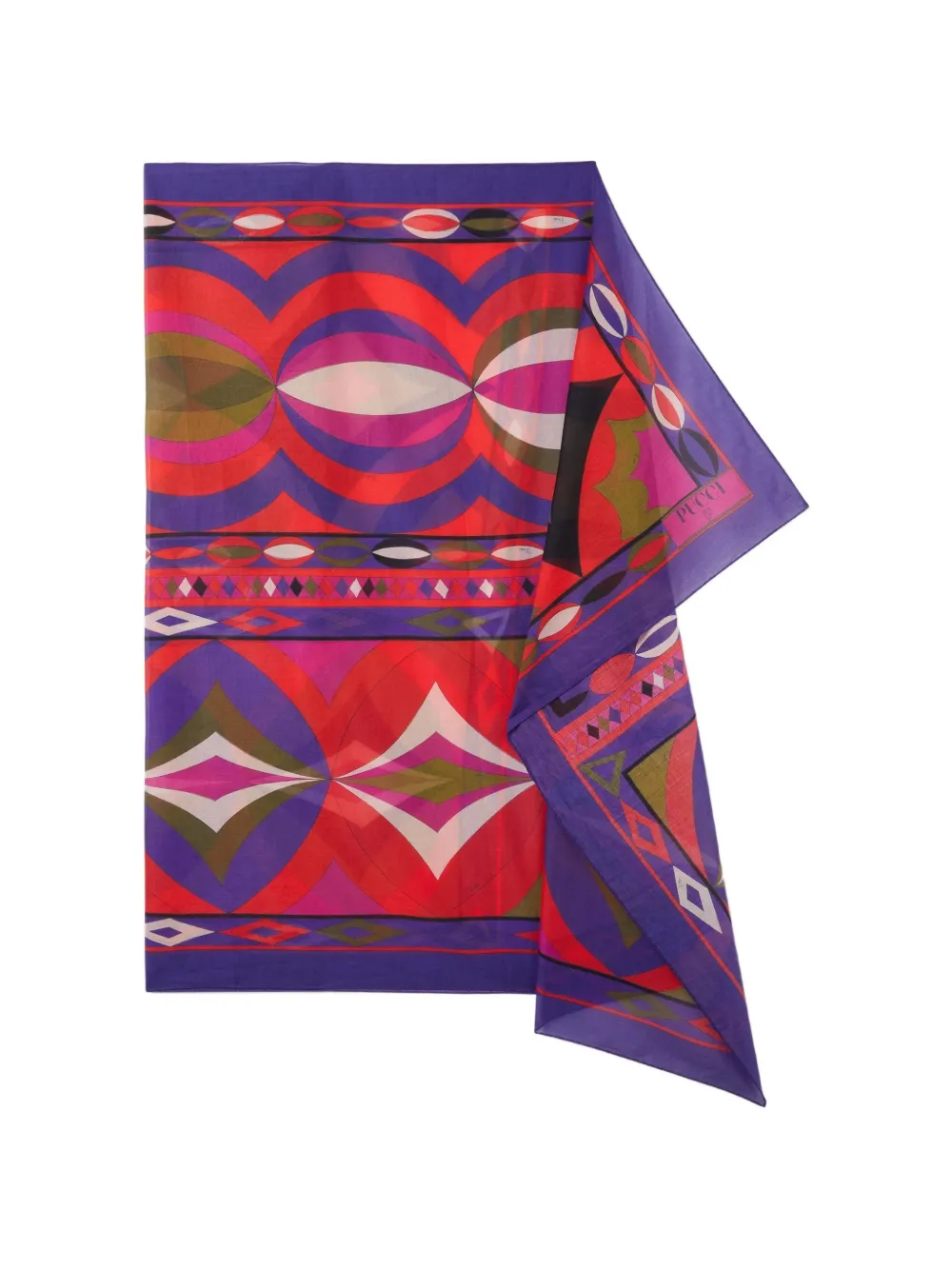 PUCCI Wikkeldoek met Callone-print Paars